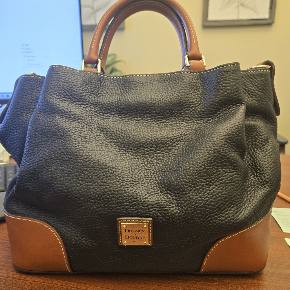 Dooney & Bourke Black and White Checkered Interior